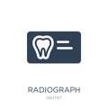 radiograph icon in trendy design style. radiograph icon isolated on white background. radiograph vector icon simple and modern