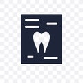 Radiograph transparent icon. Radiograph symbol design from Dentist collection.