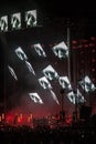 Radiohead concert tour 2012 Royalty Free Stock Photo