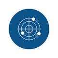 Radiolocation vector icon which can easily modify or edit.
