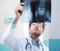 Radiologist exam Royalty Free Stock Photo