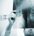 Radiologist exam Royalty Free Stock Photo