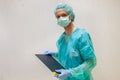 radiology technician in the operating room Royalty Free Stock Photo