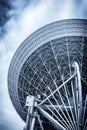 Radiotelescope closeup Royalty Free Stock Photo