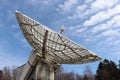 Radiotelescope focus to the sky Royalty Free Stock Photo