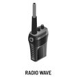 Radiowave isolated object radio set or walkie talkie Royalty Free Stock Photo