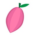 Radish flat illustration on white