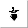 Radish glyph icon