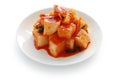 Radish kimchi , korean food Royalty Free Stock Photo