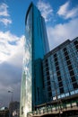 Radisson Blu Hotel on the Holloway Circus, Birmingham City Centre, UK Royalty Free Stock Photo