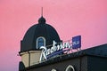 Radisson Blu Hotel Kyiv Podil is located in the historic district of the city - Podil, Kyiv, Ukraine Royalty Free Stock Photo