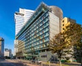 Radisson Collection Warsaw hotel at al. Grzybowska street in Srodmiescie business district in downtown Warsaw, Poland