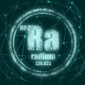 Radium chemical element.