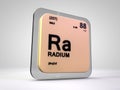 Radium - Ra - chemical element periodic table