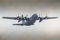 RADOM, POLAND - AUGUST 23: Polish Air Force Lockheed C-130E Herc Royalty Free Stock Photo