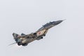 RADOM, POLAND - AUGUST 26: Polish Air Force, Mig 29 Fulcrum and