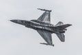 RADOM, POLAND - AUGUST 26: Polish F-16 makes its show during Air