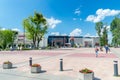 Jagiellonski Square at summer time