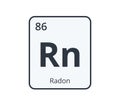 Radon Chemical Symbol.