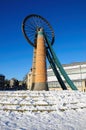 Radstock Miners Wheel memorial Royalty Free Stock Photo