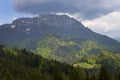 Raduha Mountain seen from Podolseva. Kamnik Savinja Alps, Slovenia, Europe Royalty Free Stock Photo