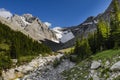 Rae Glacier and Elbow Lake