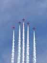 RAF aerobatic team Red Arrows Royalty Free Stock Photo