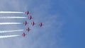 RAF aerobatic team Red Arrows Royalty Free Stock Photo