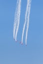 RAF Aerobatics Display Team the Red Arrows Royalty Free Stock Photo