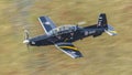 RAF Beechcraft Texan T MK1 in flight military aircraft