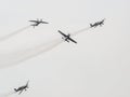 RAF Blades Performing at Dunsfold Royalty Free Stock Photo