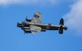 RAF Coningsby, Lincolnshire, UK, September 2017, Avro Lancaster Bomber PA474 of the Battle of Britain Memorial Flight Royalty Free Stock Photo