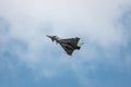 RAF Eurofighter Typhoon Flying Overhead With Its Landing Gear Out