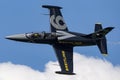 Breitling Jet Team Aero L-39C Albatross jet trainer aircraft ES-YLF. Royalty Free Stock Photo