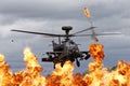 AgustaWestland Apache AH1 attack helicopter Royalty Free Stock Photo