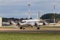 German Navy Deutsche Marine Lockheed P-3C Orion Maritime patrol and anti submarine warfare aircraft. Royalty Free Stock Photo