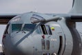 Lithuanian Air Force Alenia C-27J Spartan twin engine military cargo aircraft.