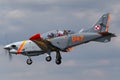 Polish Air Force PZL-Okecie PZL-130 TC-1 Orlik turboprop, single engine, two seat trainer aircraft. Royalty Free Stock Photo