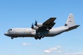 Royal Norwegian Air Force Luftforsvaret Lockheed Martin C-130J-30 Hercules military cargo aircraft. Royalty Free Stock Photo
