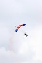 The RAF Falcons Parachute Display Team Royalty Free Stock Photo