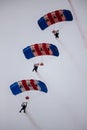 RAF Falcons at Sunderland Airshow Royalty Free Stock Photo