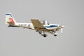 Grob Tutor, RAF training aircraft, clear side view, RAF100