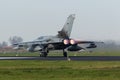 A RAF Panavia Tornado GR.4 taking off at Frisian Flag Royalty Free Stock Photo