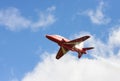 RAF Red Arrow aerobatic flight show in Tallinn, Estonia Royalty Free Stock Photo