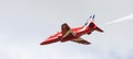 RAF Red Arrow aerobatic show in Tallinn, Estonia Royalty Free Stock Photo