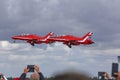 RAF Red Arrows in BAE Hawk T1 trainers