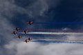 RAF Red Arrows Royalty Free Stock Photo