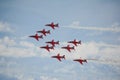 RAF Red Arrows Royalty Free Stock Photo