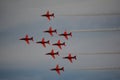 RAF Red Arrows Royalty Free Stock Photo