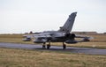 RAF Tornado Jet taxiing. Royalty Free Stock Photo